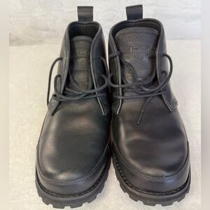 Timberland Earthkeepers Men’s Leather Oxford Chukka Ankle Boots Black Size 8.5